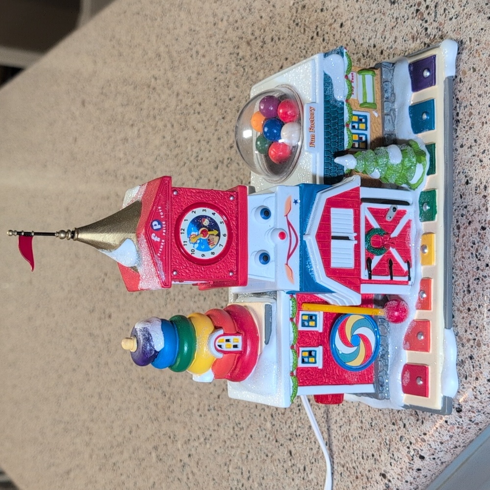 DEPARTMENT56/Fisher Price Fun Factory with Box (Retired in 2016) - Picture 2 of 15